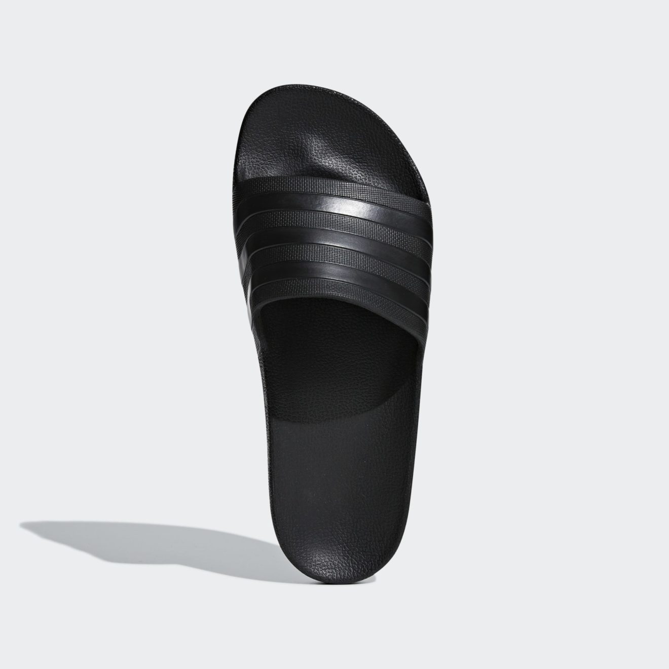 adidas men's adilette aqua slides black