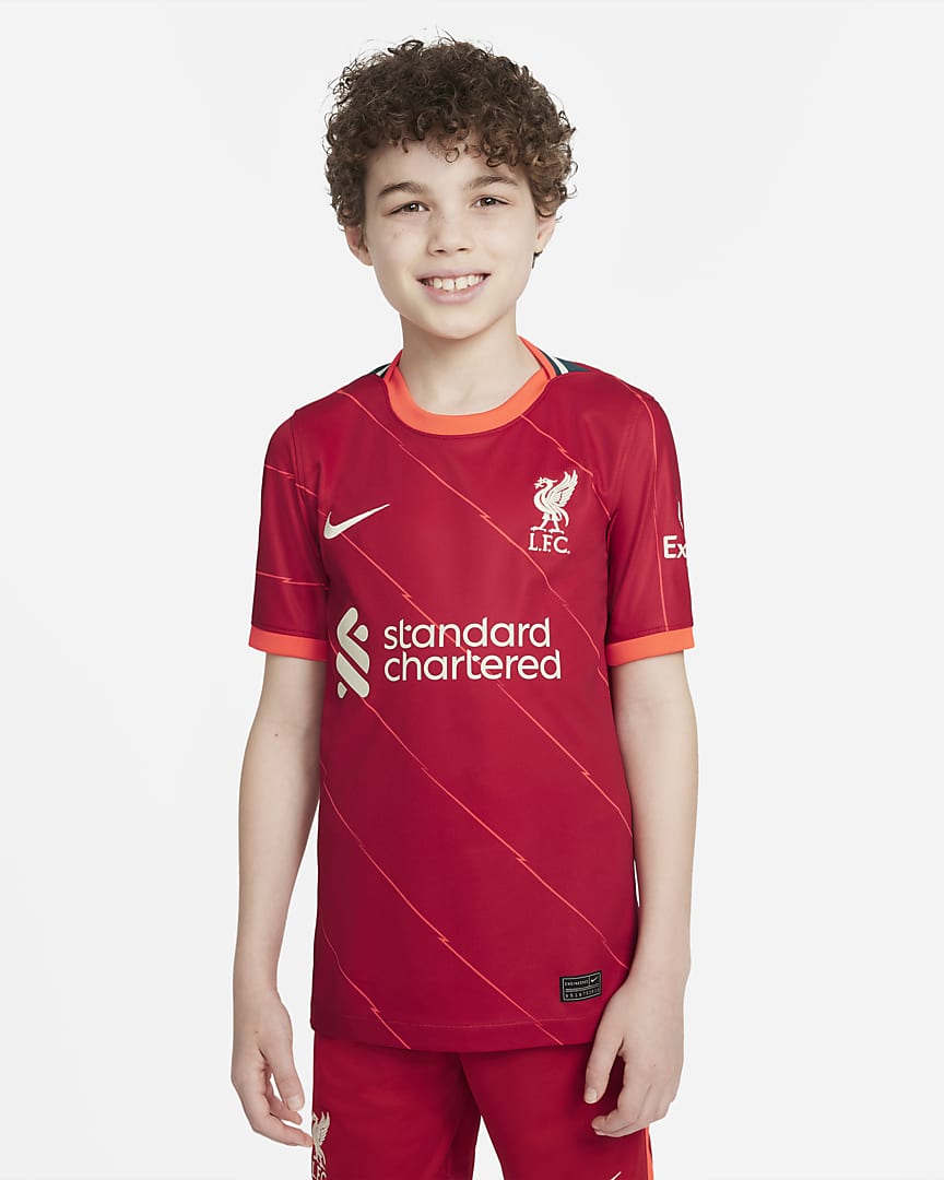 TFC Football - NIKE LIVERPOOL FC 21/22 HOME YOUTH JERSEY